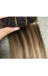 65 Gram 18" Hair Weave/Weft Colour #4&16 Medium Brown & Caramel Blonde Mix (Half Head)